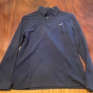 Vineyard Vines boy’s long sleeve polo shirt size M